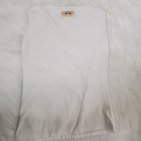PERSNICKETY girls cream sleeveless top size 7 - Picture 6 of 7